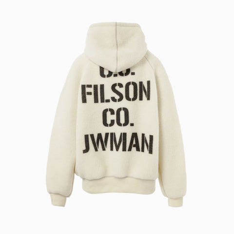 Junya Watanabe MAN x Filson Wool Hoodie Off White