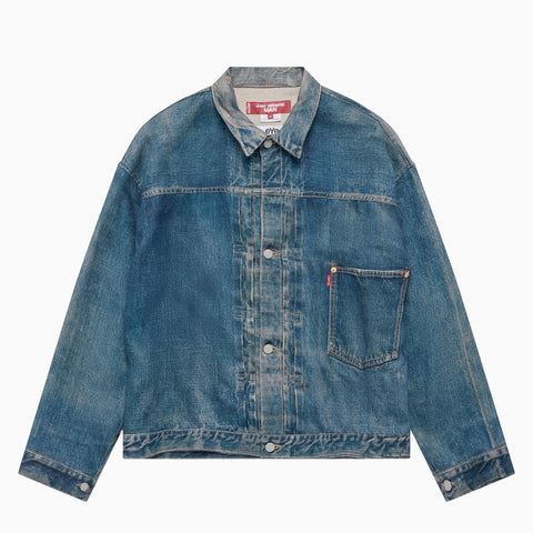 Junya Watanabe MAN x Levi's Type I Linen Denim Jacket Indigo