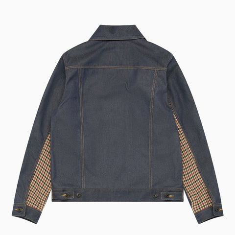 Junya Watanabe MAN Check Panel Denim Jacket Indigo