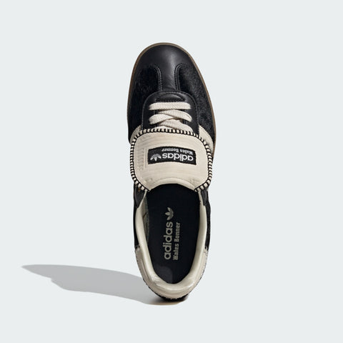 adidas Originals x Wales Bonner Samba Pony Tonal Low Trainers Core Black / Cream White