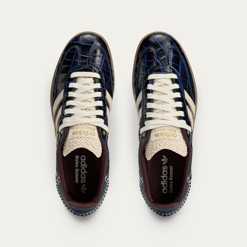 adidas Originals x Wales Bonner Samba OG Croc Collegiate Navy / Wonder White / Night Red