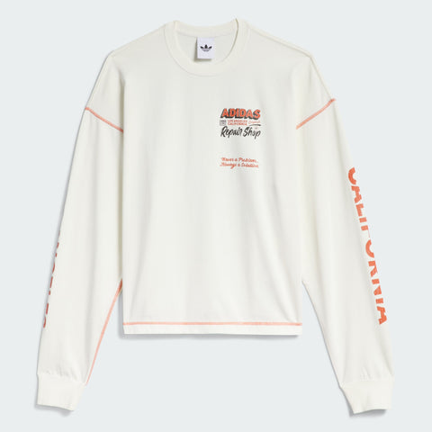 adidas Originals Wilshire Longsleeve T-Shirt White