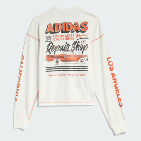 adidas Originals Wilshire Longsleeve T-Shirt White