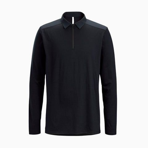 Arc'teryx Veilance Frame Polo Shirt LS Black