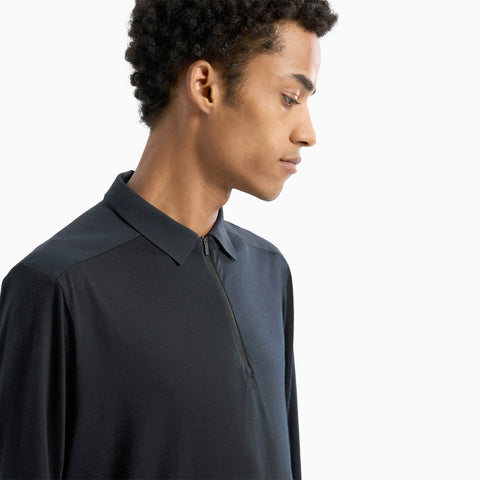 Arc'teryx Veilance Frame Polo Shirt LS Black