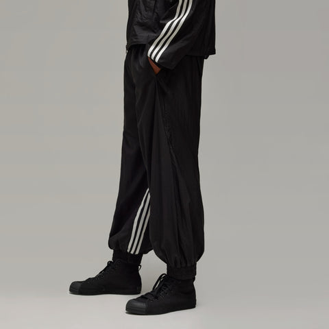 adidas Y-3 3-Stripes Nylon Shell Pants Black