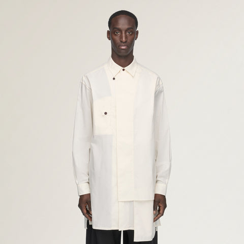 adidas Y-3 Adaptive Cotton Shirt Chalk White