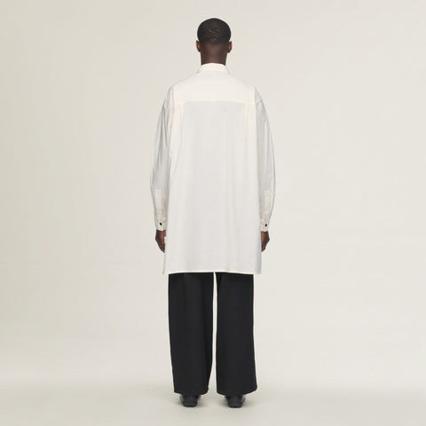 adidas Y-3 Adaptive Cotton Shirt Chalk White