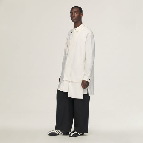 adidas Y-3 Adaptive Cotton Shirt Chalk White