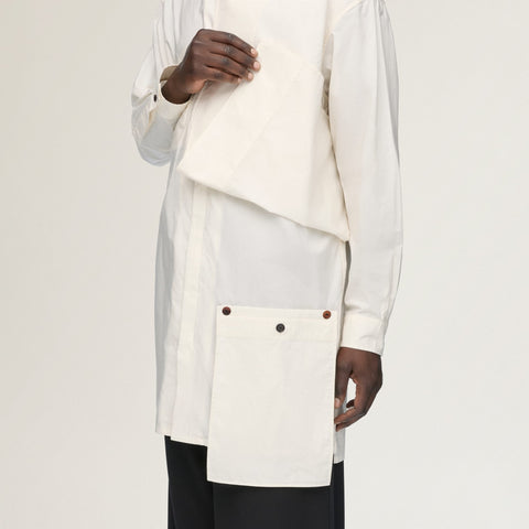 adidas Y-3 Adaptive Cotton Shirt Chalk White