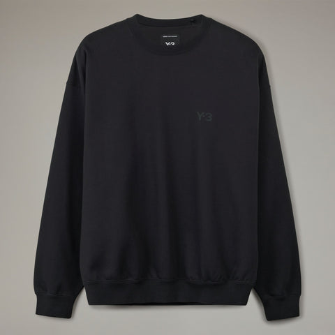 adidas Y-3 Brushed Terry Crew Sweater Black