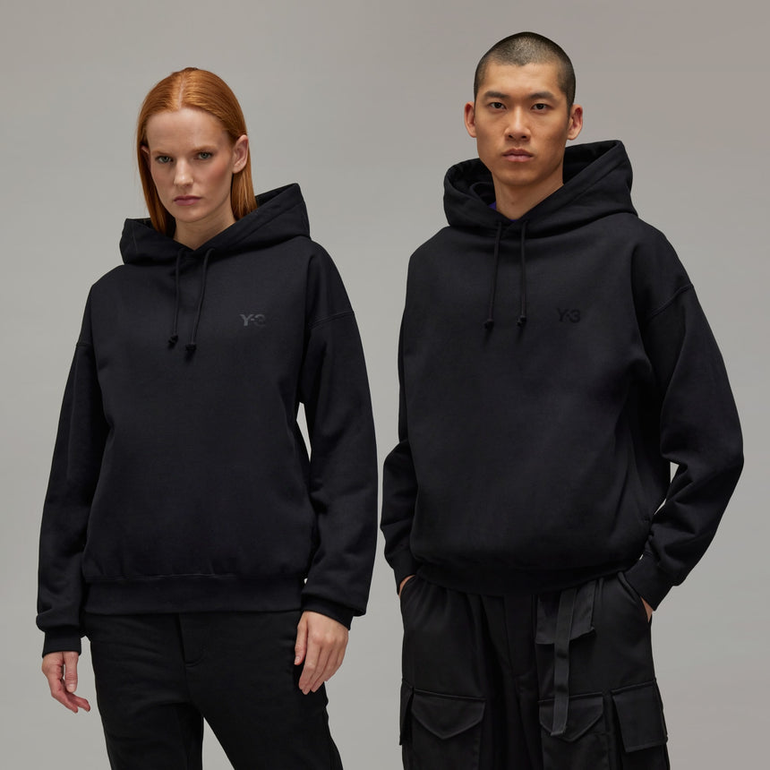 adidas Y-3 Brushed Terry Crew Hoodie Black