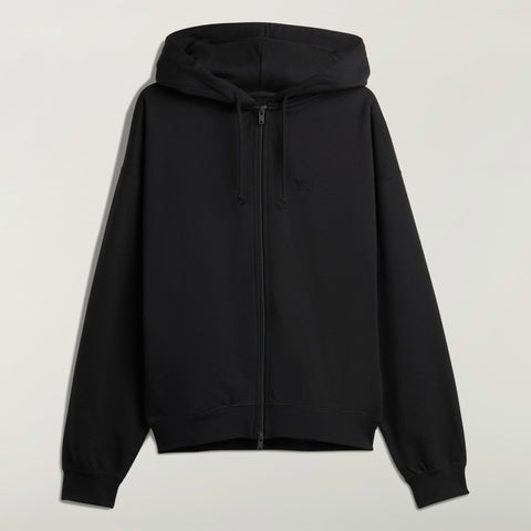 adidas Y-3 Brushed Terry Zip Hoodie Black