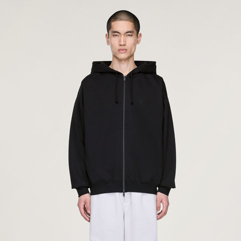adidas Y-3 Brushed Terry Zip Hoodie Black