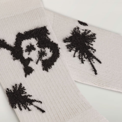 adidas Y-3 x Chito Graphic Crew Socks White