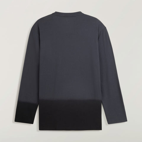 adidas Y-3 Dipped Long Sleeve Tee Night Grey / Black