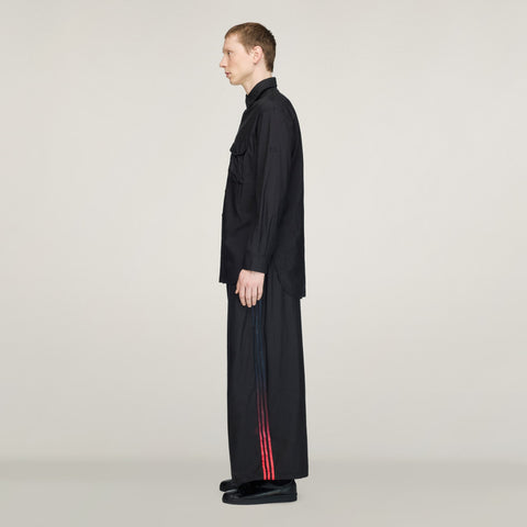 adidas Y-3 Gradient 3-Stripes Nylon Wide Pants Black