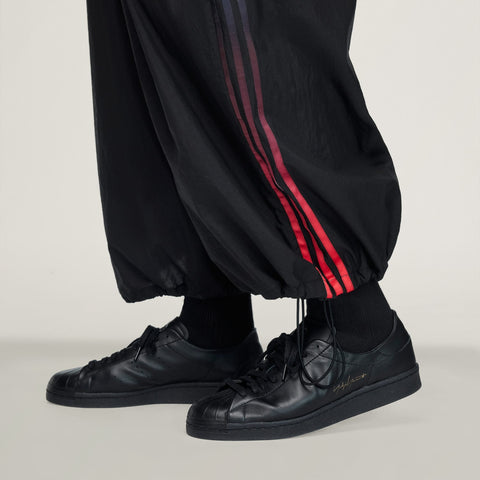 adidas Y-3 Gradient 3-Stripes Nylon Wide Pants Black