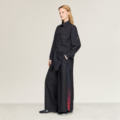 adidas Y-3 Gradient 3-Stripes Nylon Overshirt Black