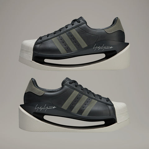 adidas Y-3 Gendo Superstar Black / Cinder / Chalk Pearl