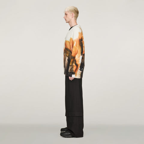 adidas Y-3 Graphic Knit Cardigan Core White