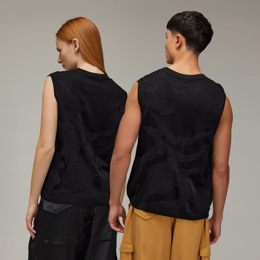 adidas Y-3 Knit Vest Black