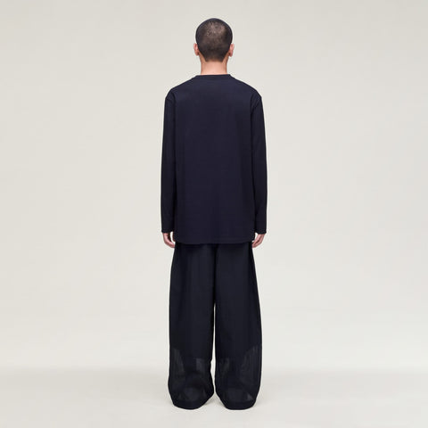 adidas Y-3 Logo Long Sleeve Tee Black