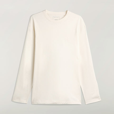 adidas Y-3 Logo Long Sleeve Tee Chalk White