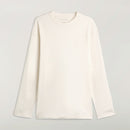 adidas Y-3 Logo Long Sleeve Tee Chalk White