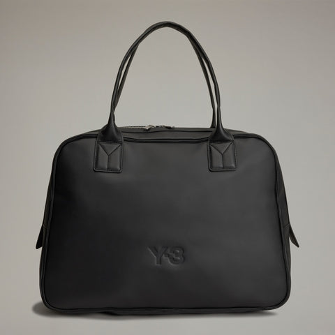 adidas Y-3 Leather Airliner Bag Black