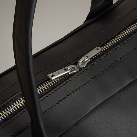 adidas Y-3 Leather Airliner Bag Black