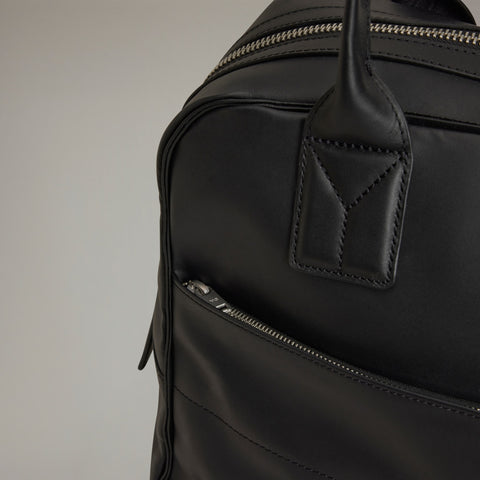 adidas Y-3 Leather Airliner Bag Black
