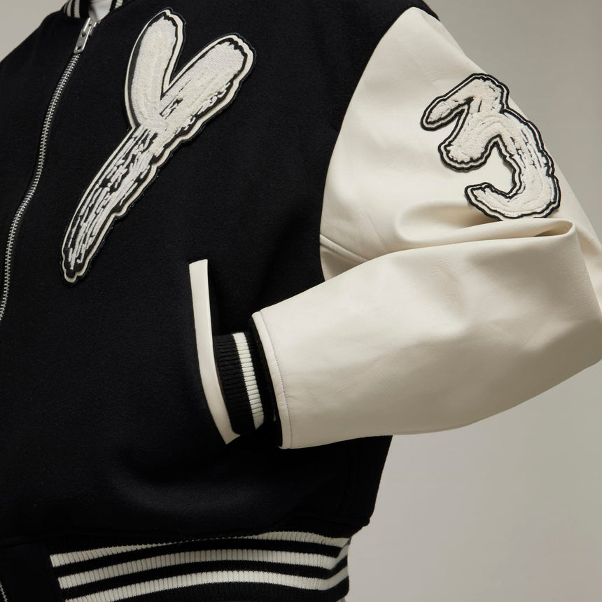 adidas Y-3 Letterman Jacket Black – 1290SQM