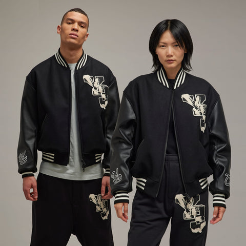 adidas  Y-3 Letterman Jacket Black