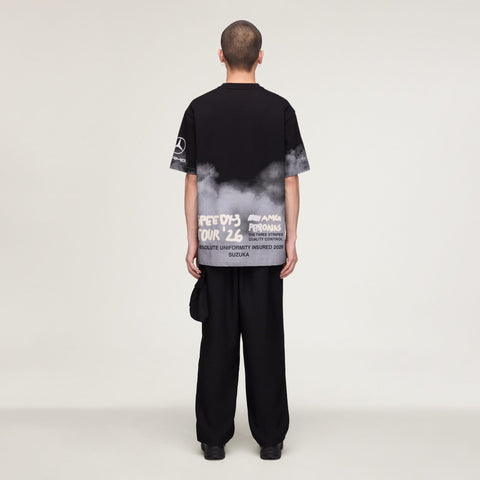 adidas Y-3 x Mercedes-AMG Petronas F1 Team Tour Short Sleeve Tee Black