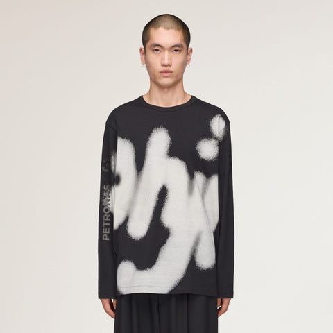 adidas Y-3 x Mercedes-AMG Petronas F1 Team Yohji Graphic Long Sleeve Tee Black