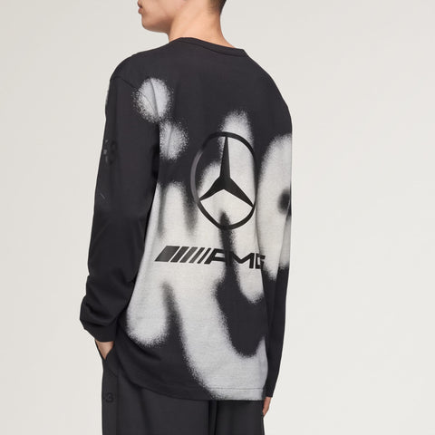 adidas Y-3 x Mercedes-AMG Petronas F1 Team Yohji Graphic Long Sleeve Tee Black