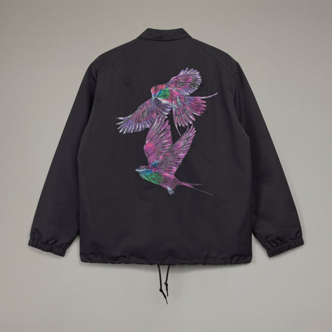 adidas Y-3 Nylon Coach Jacket Black