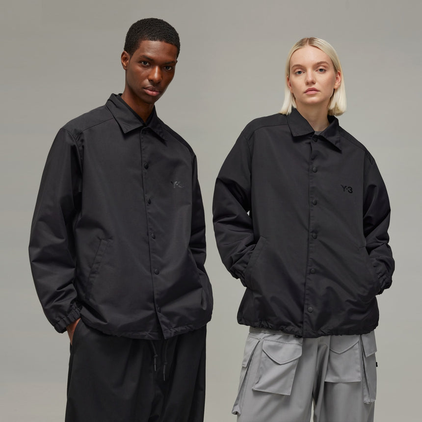 adidas Y-3 Nylon Coach Jacket Black