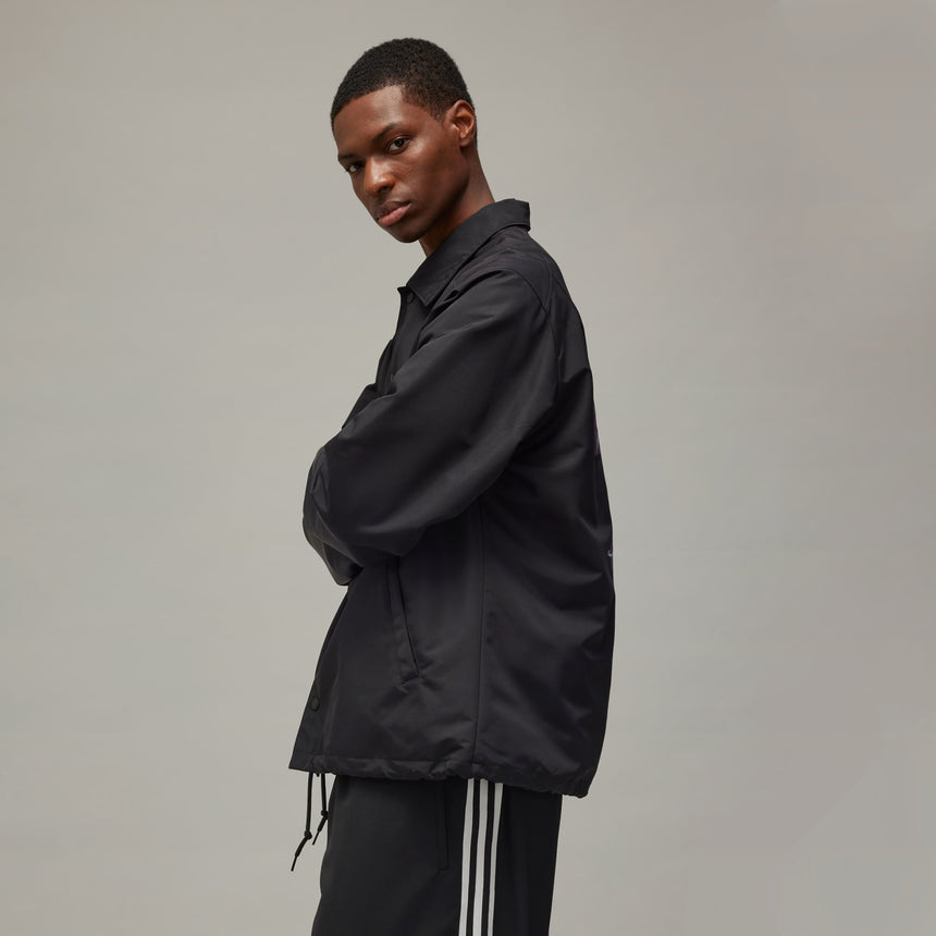 adidas Y-3 Nylon Coach Jacket Black