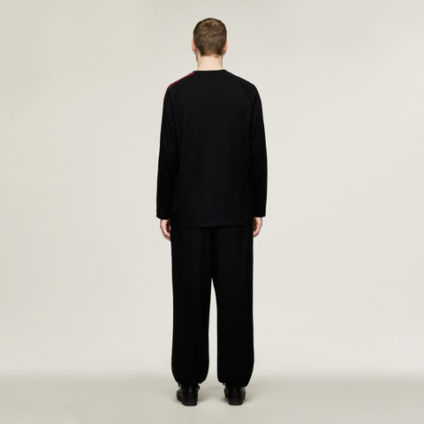 adidas Y-3 Oversized Gradient Stripes Long Sleeve T-Shirt Black