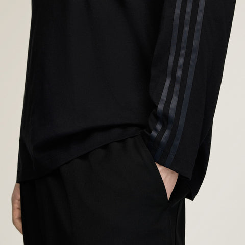 adidas Y-3 Oversized Gradient Stripes Long Sleeve T-Shirt Black