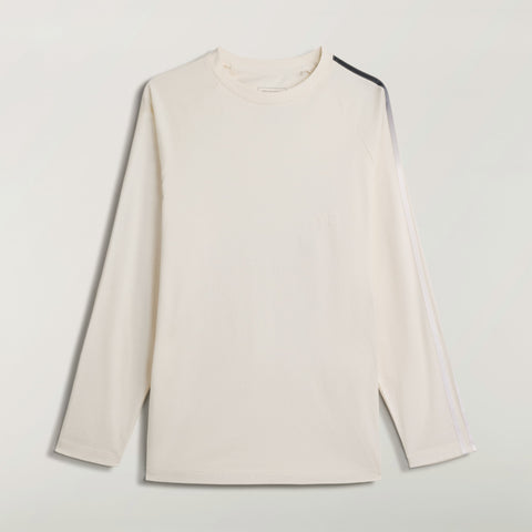 adidas Y-3 Oversized Gradient Stripes Long Sleeve T-Shirt Chalk White