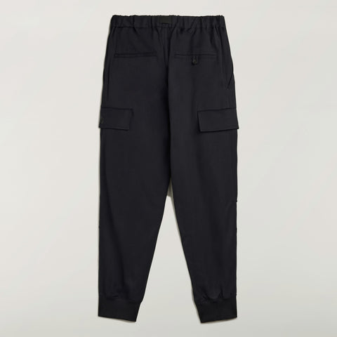 adidas Y-3 Rayon Twill Cuffed Pants Black