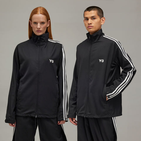adidas Y-3 Refined Wool 3-Stripes Track Top Black
