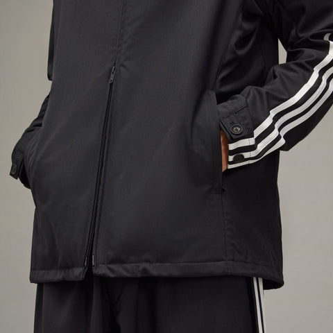 adidas Y-3 Refined Wool 3-Stripes Track Top Black