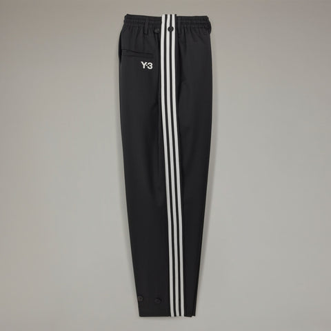 adidas Y-3 Refined Wool 3-Stripes Track Pants Black