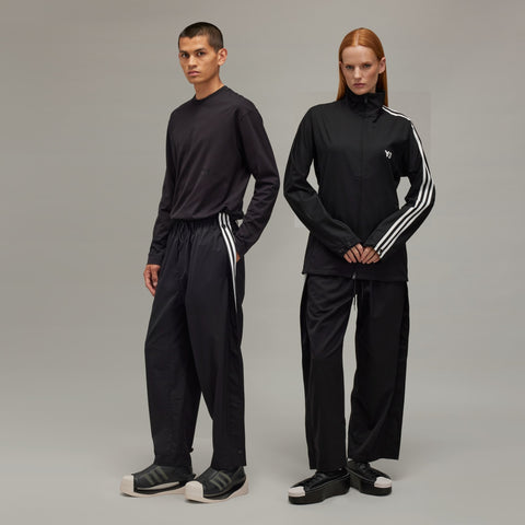 adidas Y-3 Refined Wool 3-Stripes Track Pants Black