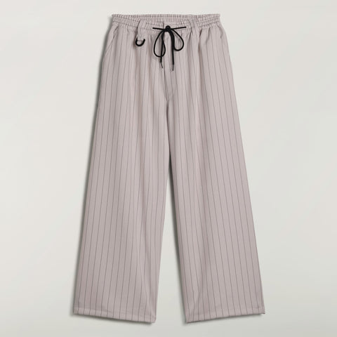 adidas Y-3 Sport Uniform Pinstripe Track Pants Chalk Pearl / Black