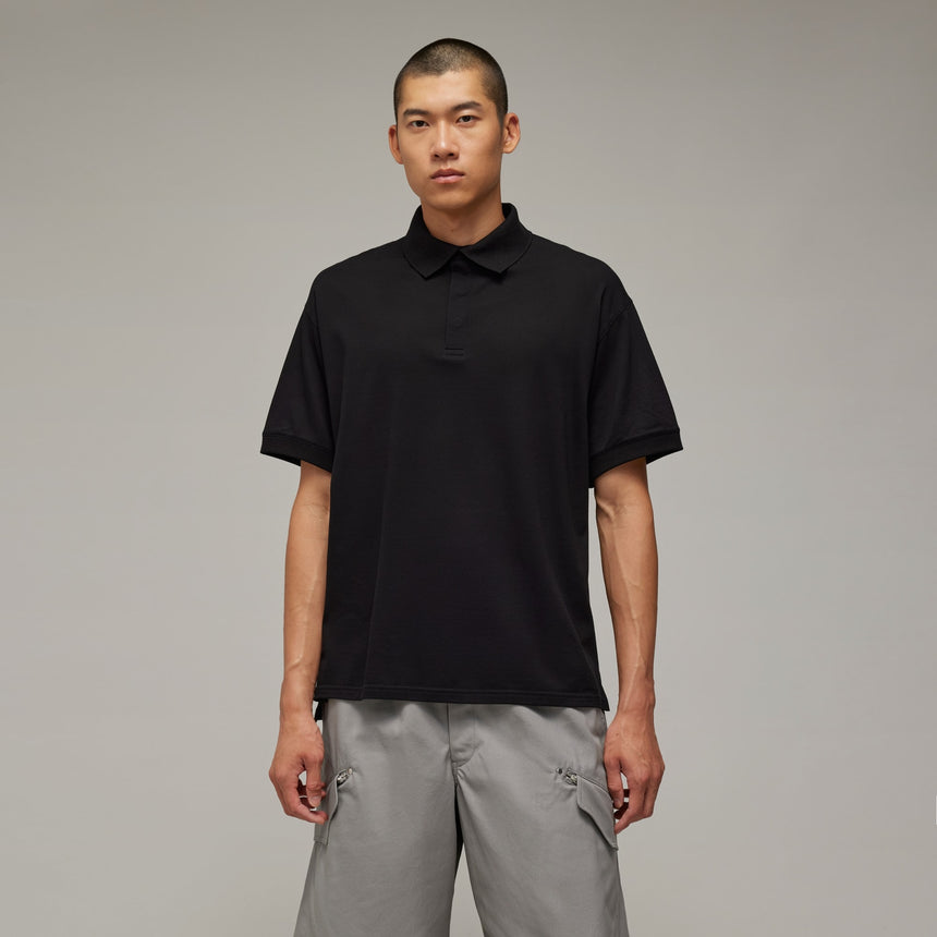adidas Y-3 Short Sleeve Polo Shirt Black